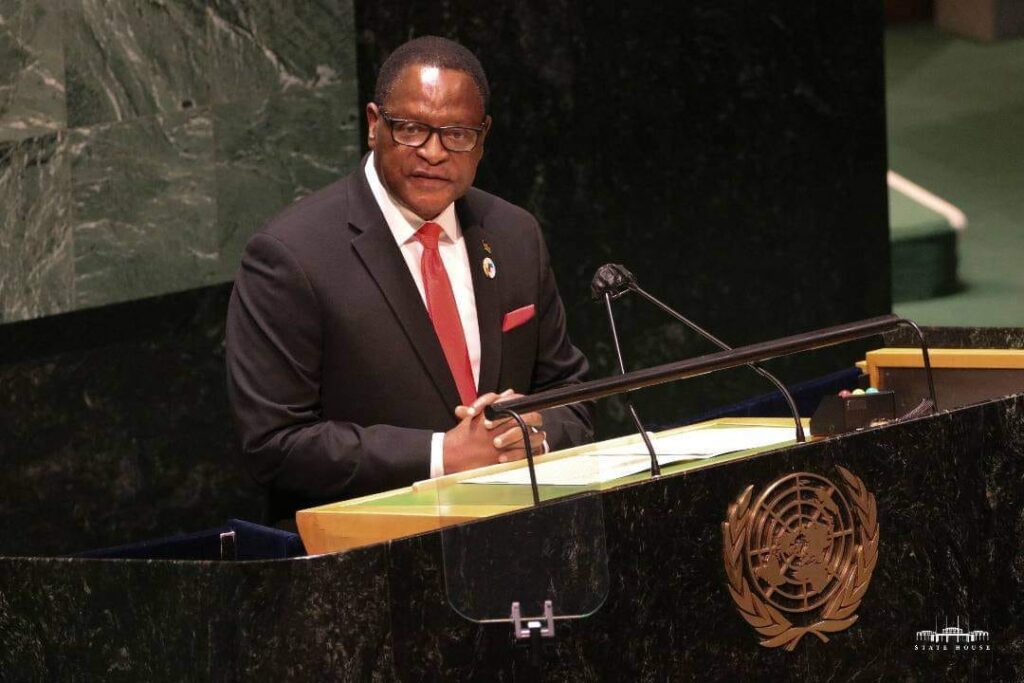 President Chakwera at UN