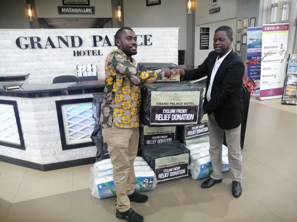 Grand Palace Hotel Donates to Cyclone Freddy Victims