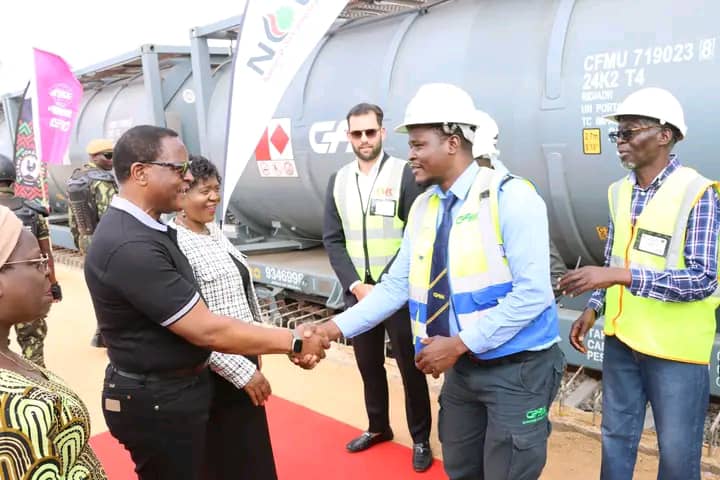 Inaugural 1.2 Million Liters Petroleum Product Arrives’ Marka Boarder Railway Line Reopen